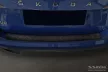 Avisa protecție bară spate din aluminiu bordat 3 mm negru mat SKODA KAMIQ crossover 2019->2024