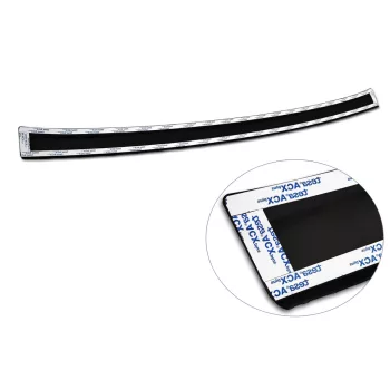   Avisa protecție bară spate din aluminiu bordat 3 mm negru matt TOYOTA HIGHLANDER IV(XU70) 2019