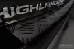 Avisa protecție bară spate din aluminiu bordat 3 mm negru matt TOYOTA HIGHLANDER IV(XU70) 2019