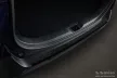 Avisa negre matt 3 mm bordázott aluminiu Protecție bară spate TOYOTA RAV4 V generation/Hybrid 2018->
