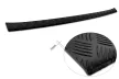 Avisa negre matt 3 mm bordázott aluminiu Protecție bară spate TOYOTA RAV4 V generation/Hybrid 2018->