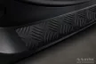 Avisa negre matt 3 mm bordázott aluminiu Protecție bară spate TOYOTA RAV4 V generation/Hybrid 2018->