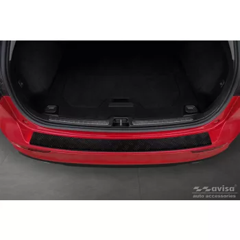   Avisa protecție bară spate din aluminiu bordázott 3 mm negre matt V60 II combi 2018->, V60 II CROSS COUNTRY 2018->stb.