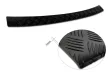 Avisa protecție bară spate din aluminiu bordázott 3 mm negre matt V60 II combi 2018->, V60 II CROSS COUNTRY 2018->stb.