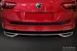 Avisa protecție bară spate din aluminiu bordat 3 mm negru mat TIGUAN II 2015-2020, FL2020->/eHybrid 2020-2024, TIGUAN II R-Line 2015-2020 stb.