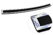 Avisa negre matt 3 mm bordázott aluminiu Protecție bară spate Kia Sportage V 2021-2025->