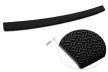 Avisa negre matt 3 mm bordázott aluminiu Protecție bară spate Kia Sportage V 2021-2025->