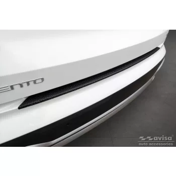   Avisa negre matt 3 mm bordázott aluminiu Protecție bară spate Kia SORENTO IV SUV 2020->2024