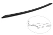 Avisa negre matt 3 mm bordázott aluminiu Protecție bară spate Kia SORENTO IV SUV 2020->2024