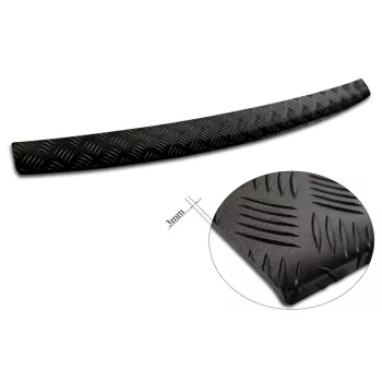   Avisa negre matt 3 mm bordázott aluminiu Protecție bară spate Jeep CHEROKEE V FL 2018->