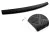Avisa negre matt 3 mm bordázott aluminiu Protecție bară spate Jeep CHEROKEE V FL 2018->