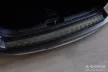 Avisa negre matt 3 mm bordázott aluminiu Protecție bară spate Jeep CHEROKEE V FL 2018->