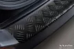 Avisa negre matt 3 mm bordázott aluminiu Protecție bară spate Jeep CHEROKEE V FL 2018->