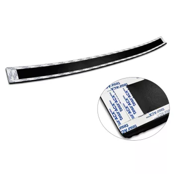   Avisa protecție bară spate din aluminiu bordázott 3 mm negre matt XC60 II/R-Design 2017-2021, FL2021-2025, FL2025->, XC60 II Plug-In Hybrid 2019-2021 stb.