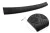 Avisa protecție bară spate din aluminiu bordat 3 mm negru mat VOLKSWAGEN TOURAN III/R-line 2015->