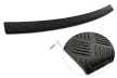 Avisa protecție bară spate din aluminiu bordat 3 mm negru matt VOLKSWAGEN CADDY 2003-2015, FL2015-2020, VOLKSWAGEN CADDY MAXI 2003-2015, FL02.2015->2020