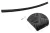 Avisa negre 3 mm bordázott aluminiu Protecție bară spate TOYOTA Corolla CROSS (XG1TJ) 2022-2025, FL.2025