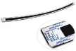 Avisa negre 3 mm bordázott aluminiu Protecție bară spate TOYOTA Corolla CROSS (XG1TJ) 2022-2025, FL.2025