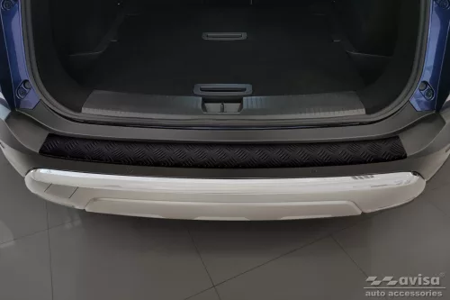 Avisa protecție bară spate din aluminiu bordat 3 mm negru mat NISSAN X-TRAIL IV (T33) 2021->
