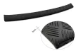 Avisa protecție bară spate din aluminiu bordat 3 mm negru mat NISSAN X-TRAIL IV (T33) 2021->