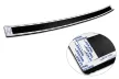 Avisa protecție bară spate din aluminiu bordat 3 mm negru mat NISSAN X-TRAIL IV (T33) 2021->
