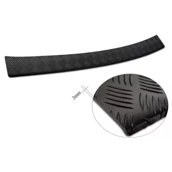   Avisa protecție bară spate din aluminiu bordat 3 mm negru mat VOLKSWAGEN ID BUZZ (EB) 2022->/ID BUZZ CARGO (EBN) 2022->