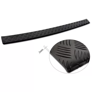   Avisa protecție bară spate din aluminiu bordat 3 mm negru mat NV400 2010-2014, FL2014->, MOVANO 2010-2014, FL2014-2021 etc.