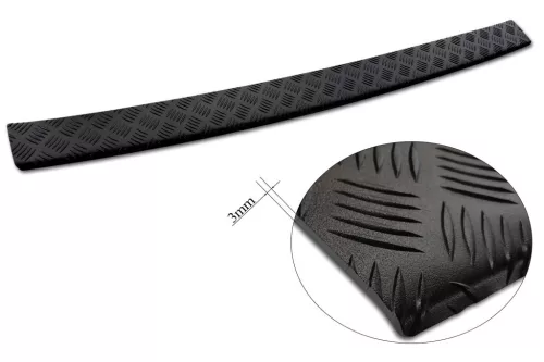 Avisa protecție bară spate din aluminiu bordat 3 mm negru mat NV400 2010-2014, FL2014->, MOVANO 2010-2014, FL2014-2021 etc.