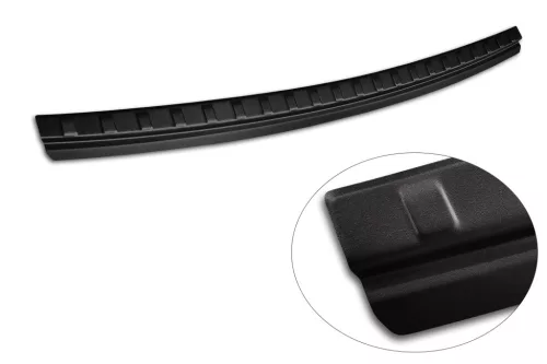 Avisa negre matt oțel Protecție bară spate Jeep COMPASS II 2017-2021, FL 2021->
