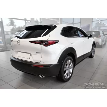   Avisa protecție bară spate din oțel negru matt Mazda CX-30 2019->
