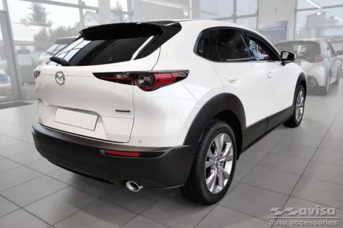 Avisa protecție bară spate din oțel negru matt Mazda CX-30 2019->