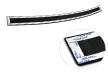 Avisa protecție bară spate din oțel negru mat MERCEDES B Class III W247 2018->/AMG 2018->, MERCEDES B class 250 e PLUG-IN HYBRID 2021->