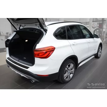   Avisa protecție bară spate din oțel negru mat Bmw iX 2019 2022->