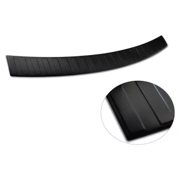   Avisa protecție bară spate din oțel negru mat Audi Q5 2008-2012, FL2012-2016