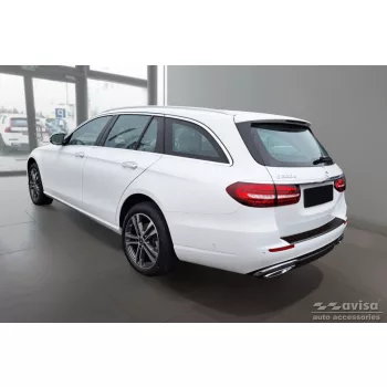   Avisa protecție bară spate din oțel negru mat MERCEDES E Class W213 T-model 2016->, MERCEDES E53 S213 AMG 2018->