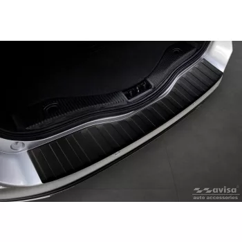   Avisa protecție bară spate din oțel negru mat FORD Mondeo MK5 Turnier 2014-2019, FL2019-