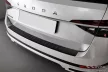 Avisa protecție bară spate din oțel negru mat SKODA SUPERB III combi 2015-2019, FL2019->2024/SCOUT III 2019->