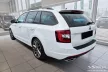 Avisa protecție bară spate din oțel negru mat SKODA Octavia III combi RS version 2013-2016, FL2016-2019