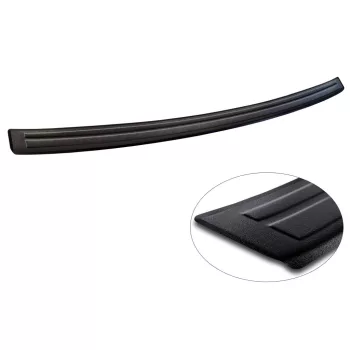   Avisa protecție bară spate din oțel negru mat MG ZS FL.2019->2024/MG ZS EV FL.2021-2024