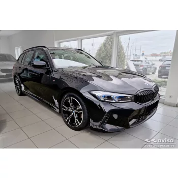   Avisa protecție bară spate din oțel matt negru Bmw 3 G21 VII Touring M-pakiet 2022->