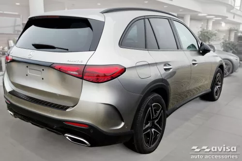 Avisa protecție bară spate din oțel negru mat MERCEDES GLC II (X254) 2022