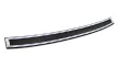 Avisa protecție bară spate din oțel mat negru Audi A4 B9 Avant/S-line 2015-2019, FL2019->, Audi S4 Avant 2015-2019, FL.2019->