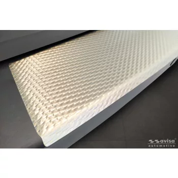   Avisa protecție bară spate din oțel argintiu satin 1 mm texturat, nouă colecție, texturat 1 mm 5/WL JUMPY III 4D 2016->, SPACETOURER 2016->etc.