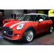 Avisa protecție bară spate din oțel negru, din oțel carbon negru și carbon MERCEDES MINI COOPER III 07.2014->