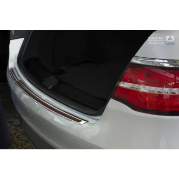   Avisa protecție bară spate din oțel oglindă, din oțel și carbon roșu-negru MERCEDES GLE Coupe C292 2015-2019