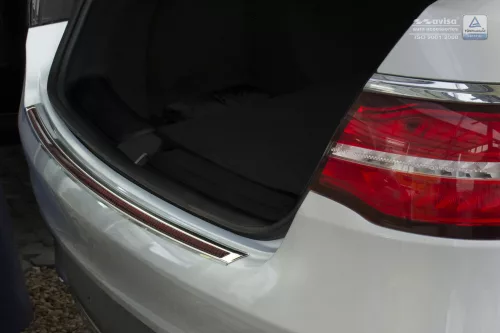 Avisa protecție bară spate din oțel oglindă, din oțel și carbon roșu-negru MERCEDES GLE Coupe C292 2015-2019