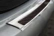 Avisa protecție bară spate din oțel oglindă, din oțel și carbon roșu-negru MERCEDES GLE Coupe C292 2015-2019