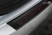 Avisa protecție bară spate din oțel negru, din oțel și carbon roșu-negru MERCEDES GLE Coupe C292 2015-2019