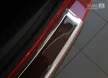 Avisa protecție bară spate din oțel oglindă, din carbon roșu-negru și din oțel și carbon Mazda CX-5 I 2012-2014, FL2014-2017