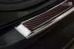 Avisa protecție bară spate din oțel oglindă, roșu-negru din carbon și oțel Volvo XC90 II 2015-2019 FL.2019-2024 FL.2024->